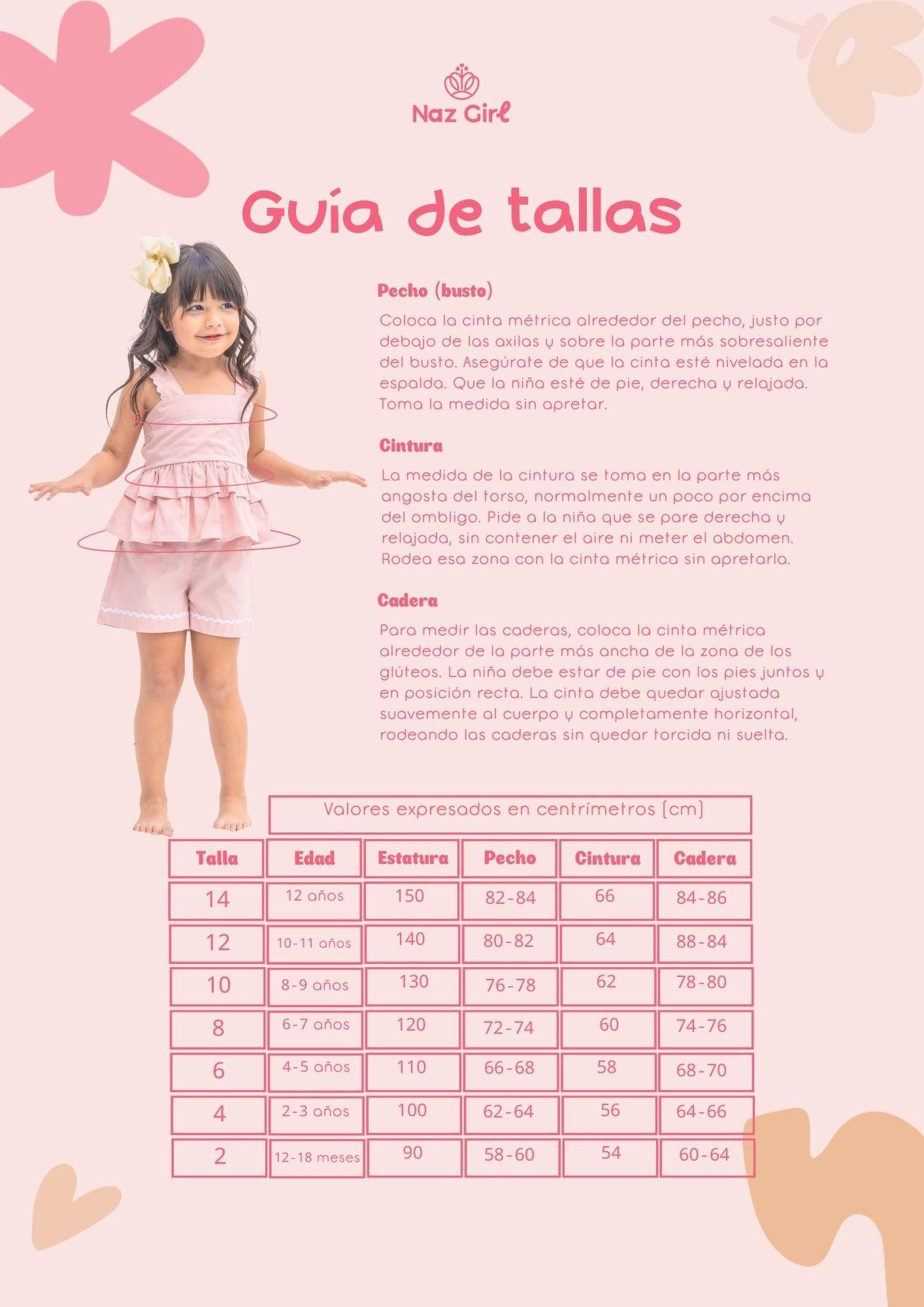 Guía de tallas Guía de tallas